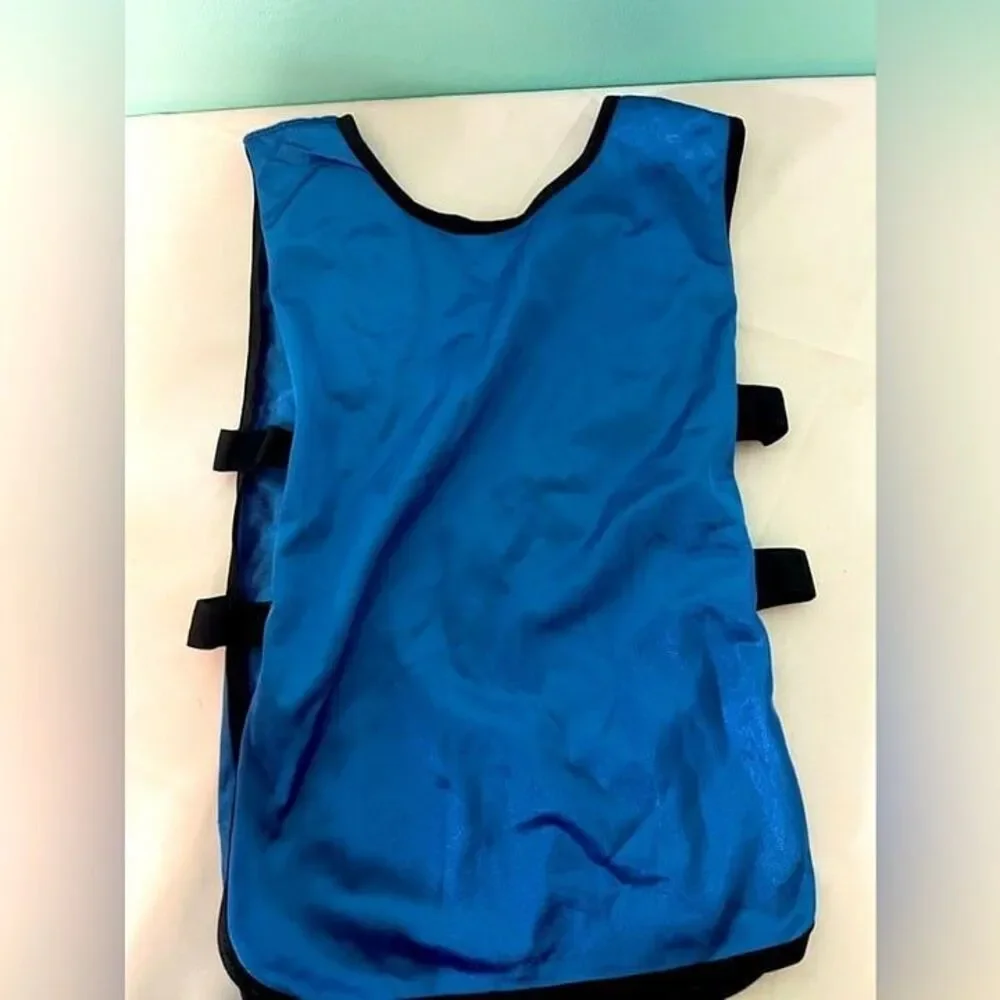 Dog vest blue and black size large‎